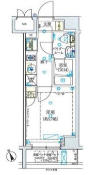 SHOKEN Residence横浜野毛山公園の間取り画像