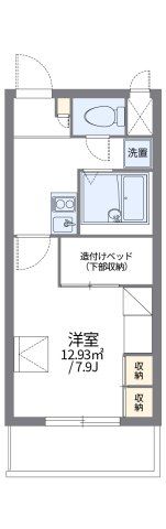 レオパレスパルコートBの間取り画像