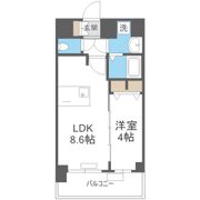 プレサンスOSAKA姫里ヴィオンの間取り画像