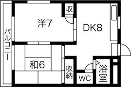 アパーション智秀の間取り画像