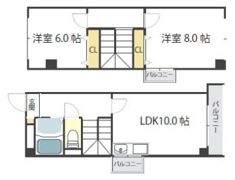 ラフィーヌ帝塚山の間取り画像