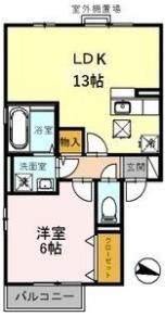 エストコリーヌ Ⅰ番館の間取り画像