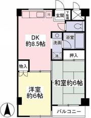 京王むさしのマンションの間取り画像