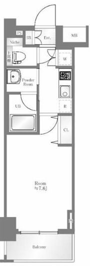 AXAS XEBEC秋葉原の間取り画像
