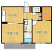 三洋タウン木屋瀬Bの間取り画像