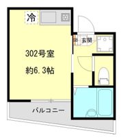 ミレアビターレ北千住の間取り画像
