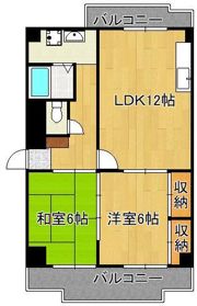 クレベール八千代の間取り画像