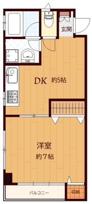 ハネーデュの間取り画像