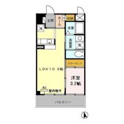 カーサコモダ新舞子Aの間取り画像