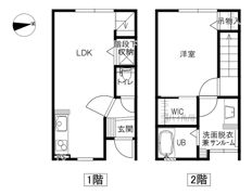 D-BOX戸水Aの間取り画像