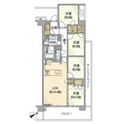 バウス一之江の間取り画像