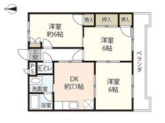 プリンス桜の間取り画像