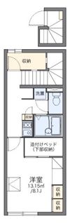 レオパレスウィンクルBの間取り画像