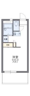 レオパレス栗林の間取り画像