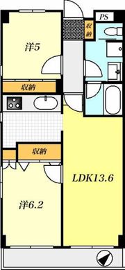 T－net リベラルシティハイツの間取り画像