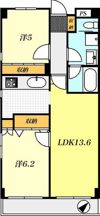 T－net リベラルシティハイツの間取り画像