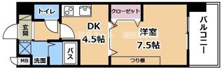 ヴェルジュ南草津Ⅱの間取り画像