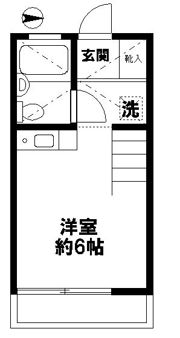 ビーンズ国立の間取り画像