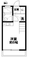 ビーンズ国立の間取り画像