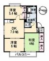 クレール五日市駅前 A棟の間取り画像