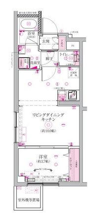 ベルシードステアー東日暮里Ⅱの間取り画像