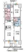 スプランディッド大阪ベイサイドDUEの間取り画像
