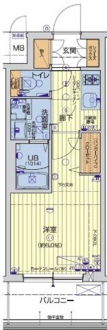 レオンコンフォート難波リオの間取り画像