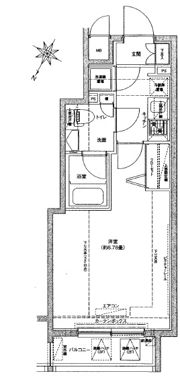 ドルチェ東京 上十条の間取り画像