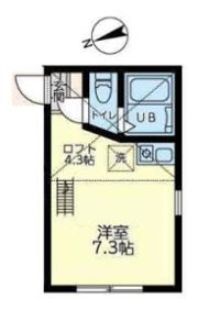 ユナイト追浜ローズウッドの間取り画像