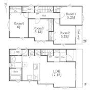 戸建賃貸 Toujoursの間取り画像