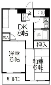 メゾン高砂の間取り画像