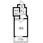 メゾンダイアナイン皆実の間取り画像