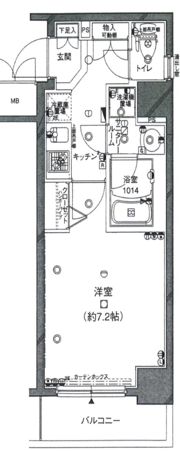 パレステュディオ神田EASTの間取り画像