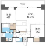 S-RESIDENCE松屋町asenceの間取り画像