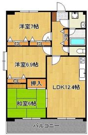 ルシオーレの間取り画像