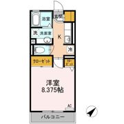 クラシオン谷田の間取り画像