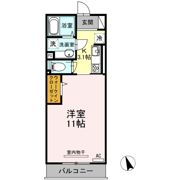 クロスone旭岡の間取り画像