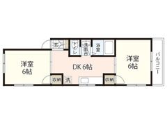 霞ハイツの間取り画像