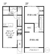 LUMIELE古三津C棟の間取り画像