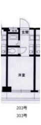 Bell Rive Rokkoの間取り画像