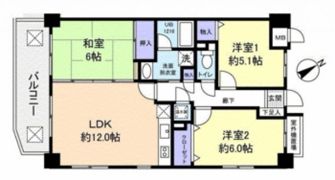 ハーモニー中須の間取り画像