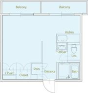CASA NOAH高峯町の間取り画像