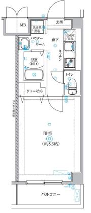 Cion NISHIKUJYOの間取り画像