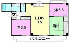 内海小栗マンションの間取り画像