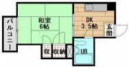 コーポ安留の間取り画像