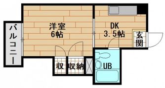 コーポ安留の間取り画像