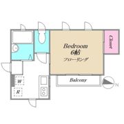 フラット目黒の間取り画像