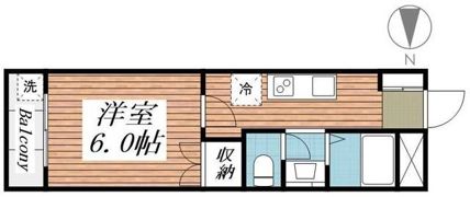 SKハイツの間取り画像