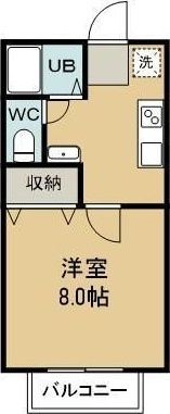 ビーライン中庄Aの間取り画像