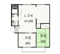 サンビレッジ北方 Aの間取り画像